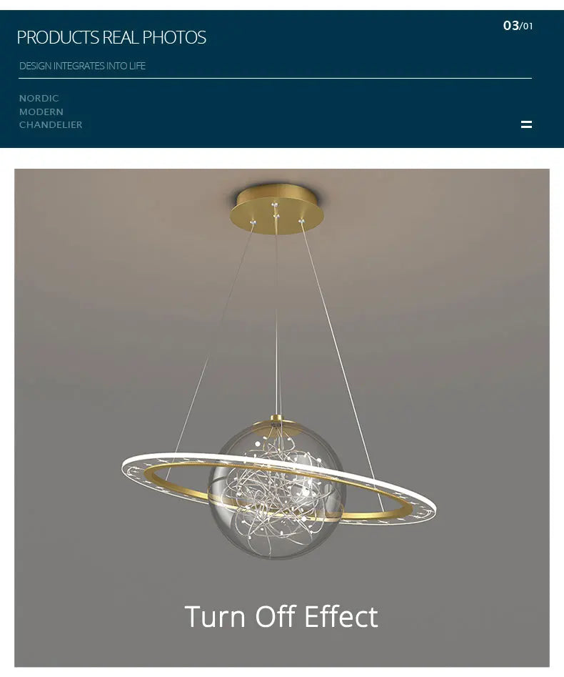 Nordic chandelier centerpiece living room dining room designer globe chandelier children room light bedroom dinning room light