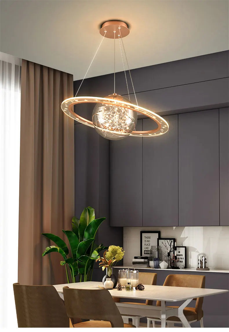 Nordic chandelier centerpiece living room dining room designer globe chandelier children room light bedroom dinning room light