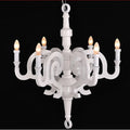Paper Chandelier Postmodern style candle chandelier art designer white chandelier dining room clothing shop wood light fixture