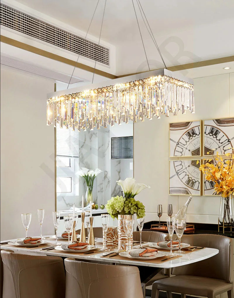 Modern Ceiling Chandelier Crystal Nordic Ceiling Lamps Bedroom Decoration Living Room Lighting Pendant Light LED Light Lustre