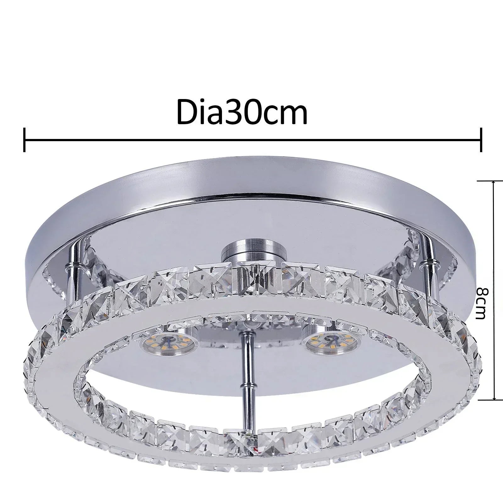 Modern Luxury Minimalist Circular Crystal Chandelier Living Room Restaurant Bar Villa Corridor LED Home Decor Lighting Fixtures