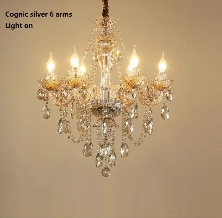 Minimalist Modern Crystal Chandelier Restaurant Dandelion Light Luxury Living Room Crystal Lamp Chandeliers  Pendant Light home