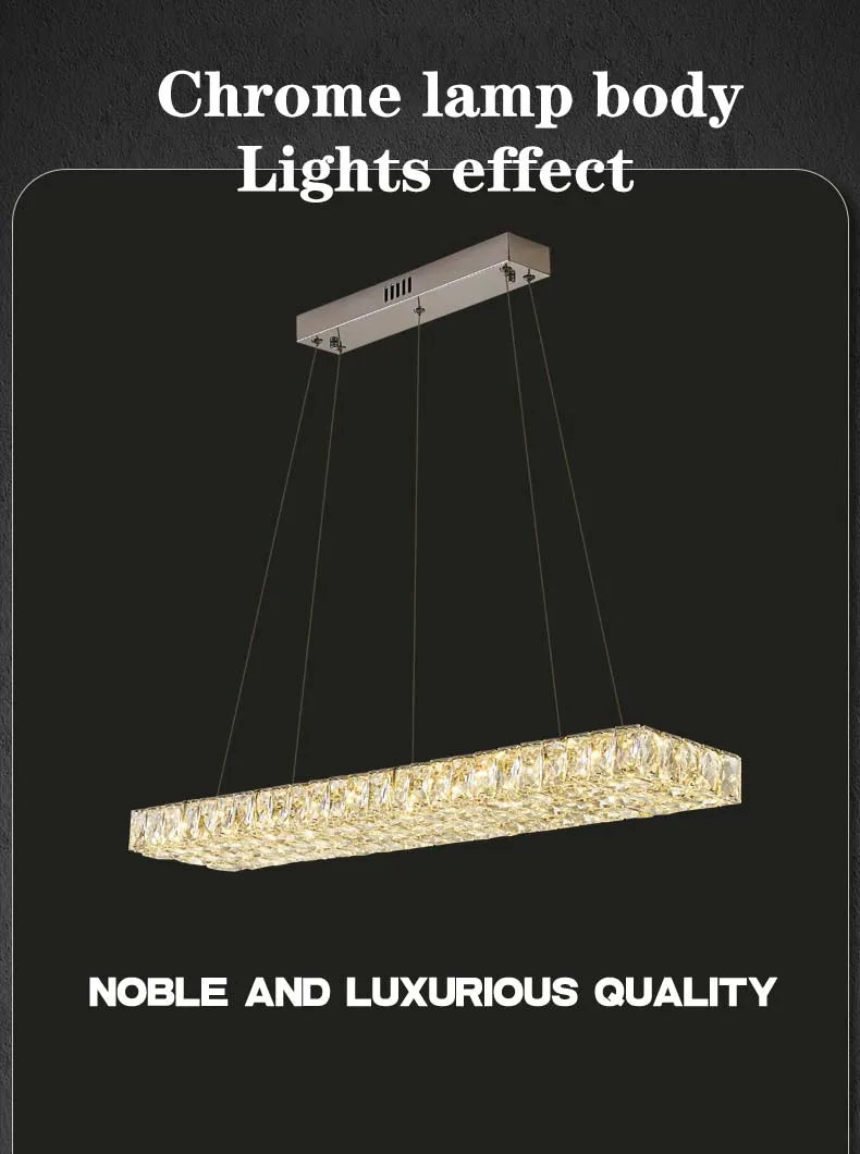 Modern Art Decor Led Chandelier Lighting Crystal Led Pendant Chandelier Lamp Living Room Dining Room Hanging Lights Luminaire
