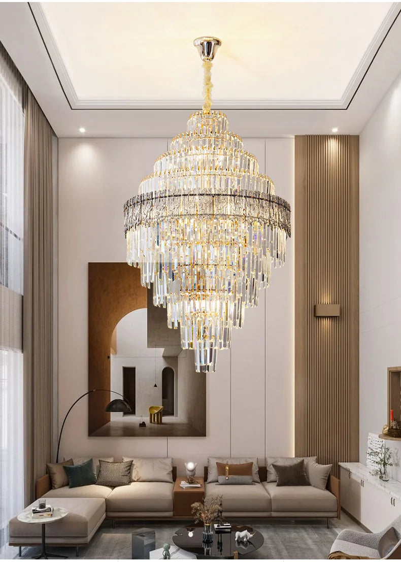 Luxury Crystal Chandelier Ceiling Lights Modern Chandeliers for Living Room Home Decoration Ceiling Pendant Lamp Żyrandol Lustre