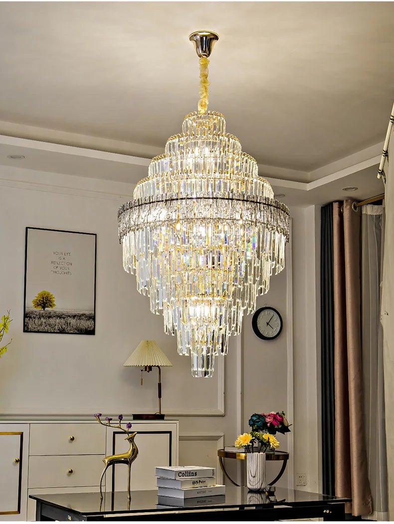 Luxury Crystal Chandelier Ceiling Lights Modern Chandeliers for Living Room Home Decoration Ceiling Pendant Lamp Żyrandol Lustre