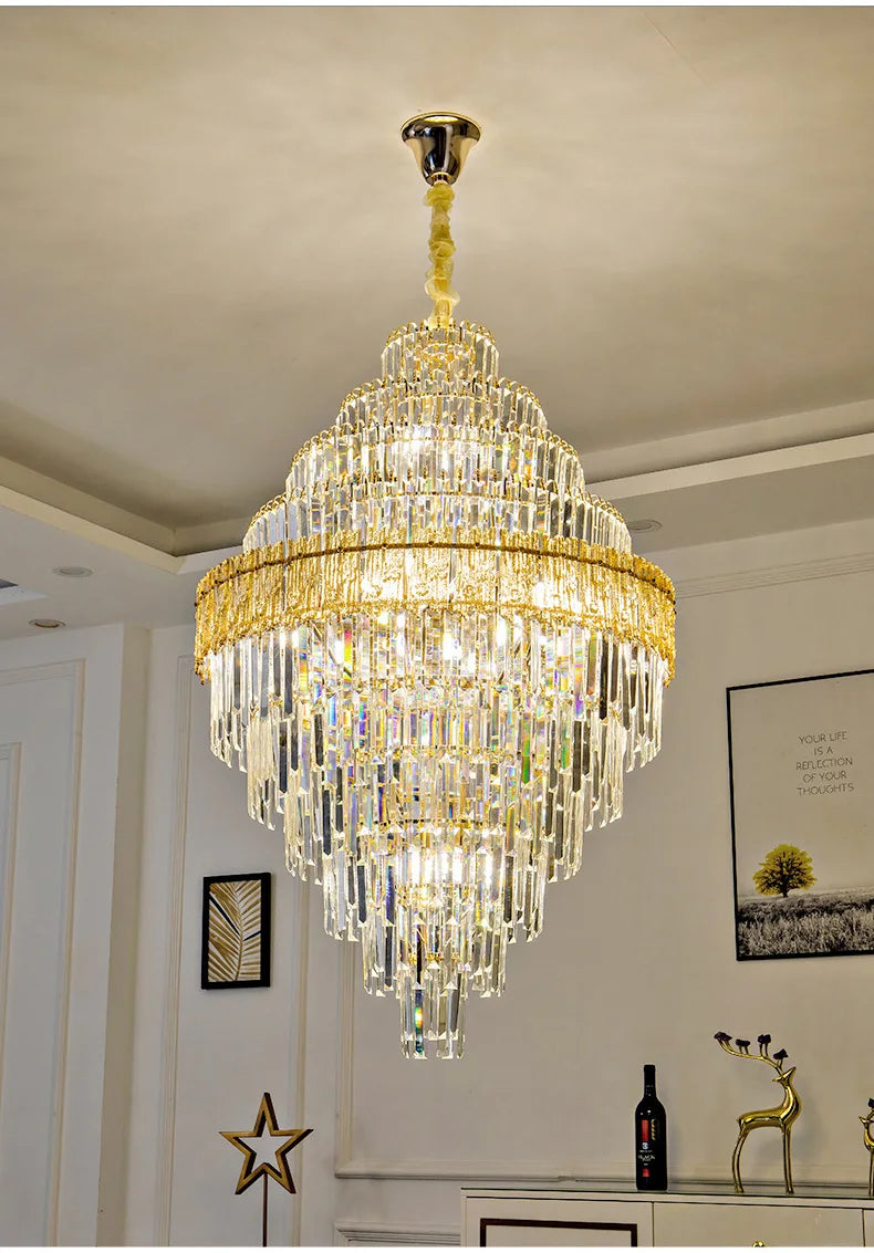 Luxury Crystal Chandelier Ceiling Lights Modern Chandeliers for Living Room Home Decoration Ceiling Pendant Lamp Żyrandol Lustre