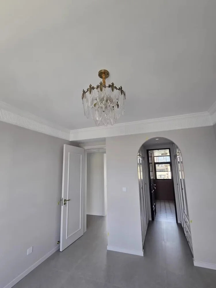 Postmodern Luxury Crystal Ceiling Chandelier Luxury French Crystal Chandelier for Living Room Kitchen Villa glass Hanging Lamp