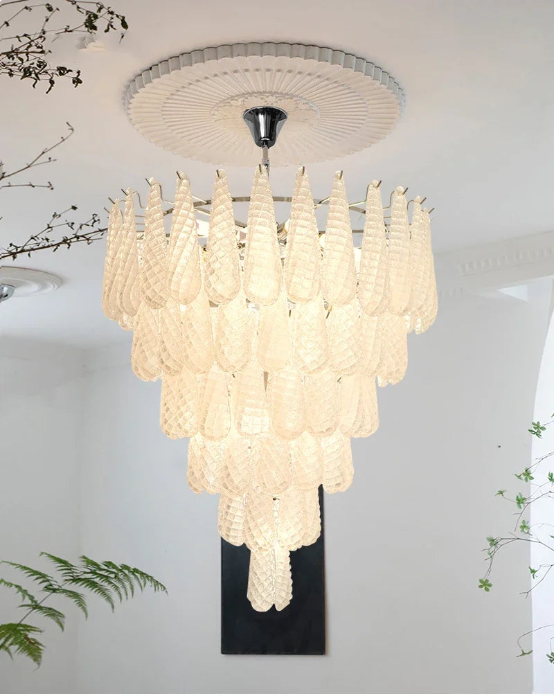 Luxury Crystal Chandelier For Living Room Led Home Decor Indoor Lighting Modern Kitchen Hanging Lamp Round Cristal Lustre
