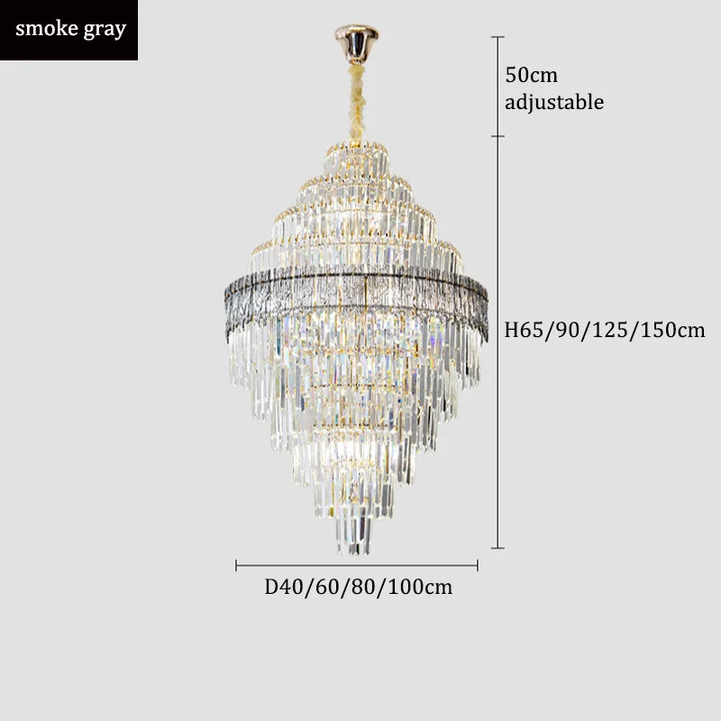 Luxury Crystal Chandelier Ceiling Lights Modern Chandeliers for Living Room Home Decoration Ceiling Pendant Lamp Żyrandol Lustre