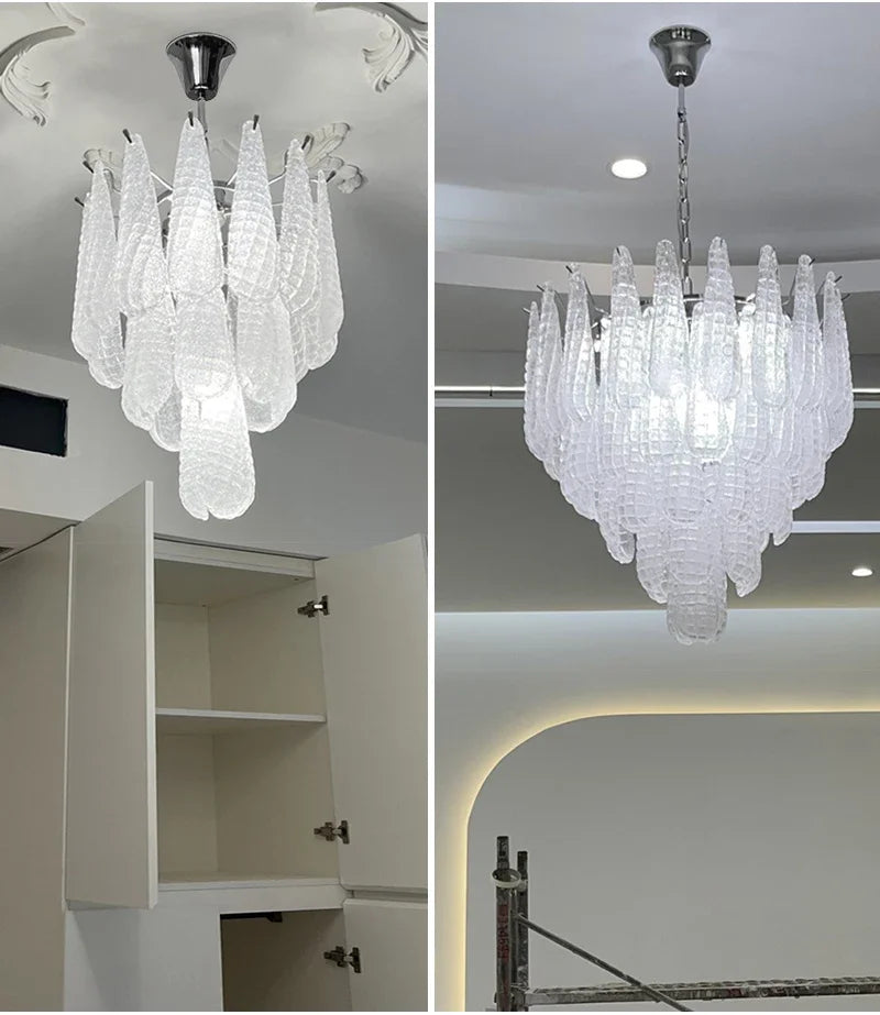 Luxury Crystal Chandelier For Living Room Led Home Decor Indoor Lighting Modern Kitchen Hanging Lamp Round Cristal Lustre