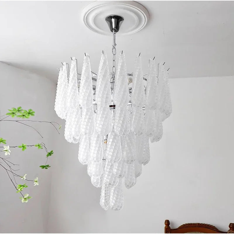 Luxury Crystal Chandelier For Living Room Led Home Decor Indoor Lighting Modern Kitchen Hanging Lamp Round Cristal Lustre