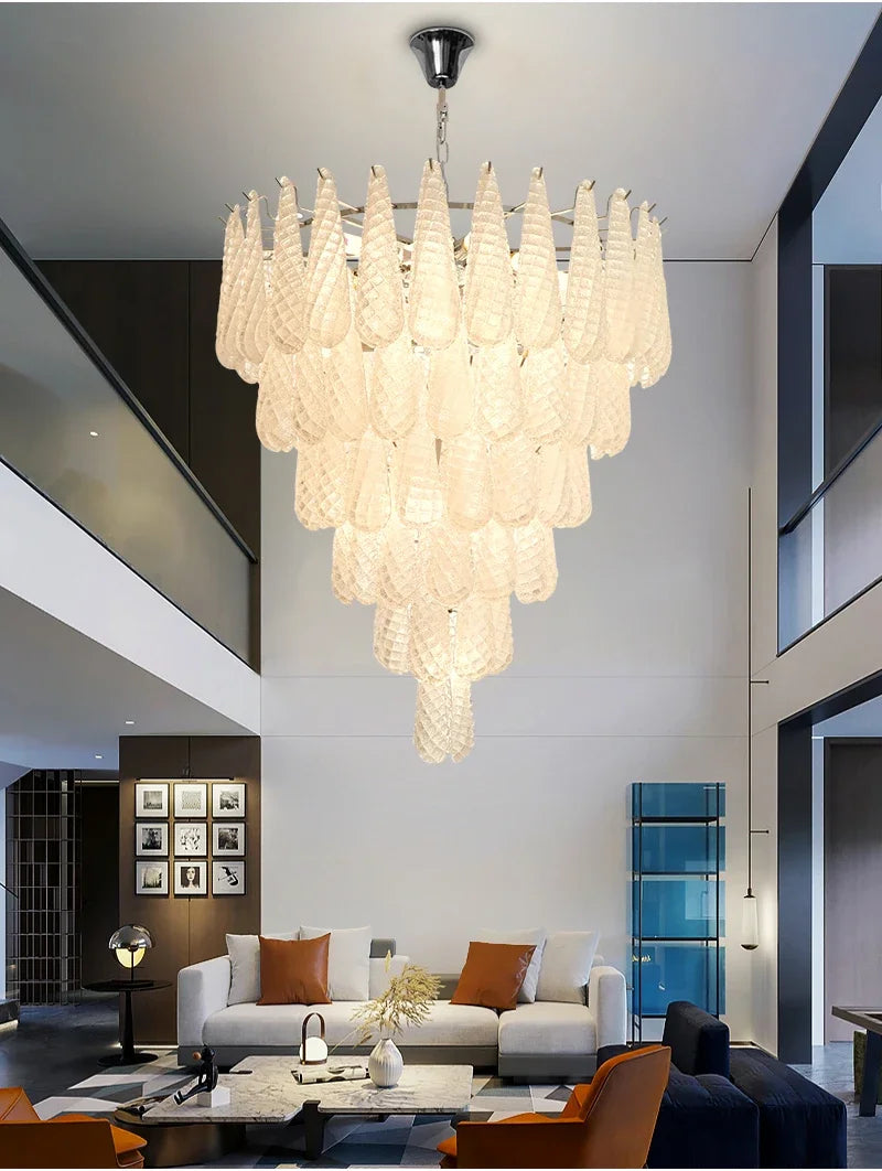 Luxury Crystal Chandelier For Living Room Led Home Decor Indoor Lighting Modern Kitchen Hanging Lamp Round Cristal Lustre