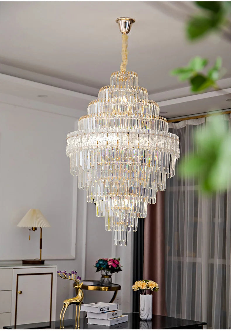 Luxury Crystal Chandelier Ceiling Lights Modern Chandeliers for Living Room Home Decoration Ceiling Pendant Lamp Żyrandol Lustre