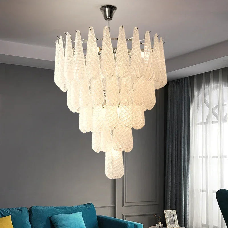 Luxury Crystal Chandelier For Living Room Led Home Decor Indoor Lighting Modern Kitchen Hanging Lamp Round Cristal Lustre