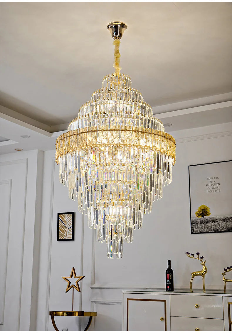 Luxury Crystal Chandelier Ceiling Lights Modern Chandeliers for Living Room Home Decoration Ceiling Pendant Lamp Żyrandol Lustre