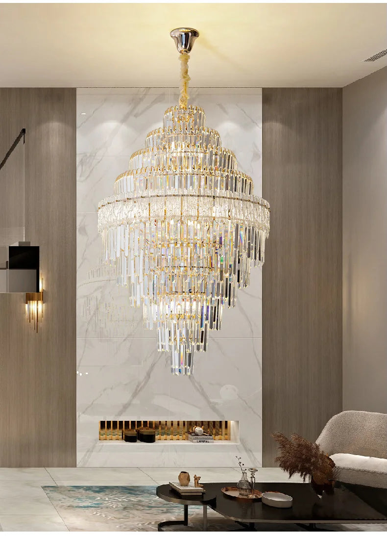Luxury Crystal Chandelier Ceiling Lights Modern Chandeliers for Living Room Home Decoration Ceiling Pendant Lamp Żyrandol Lustre