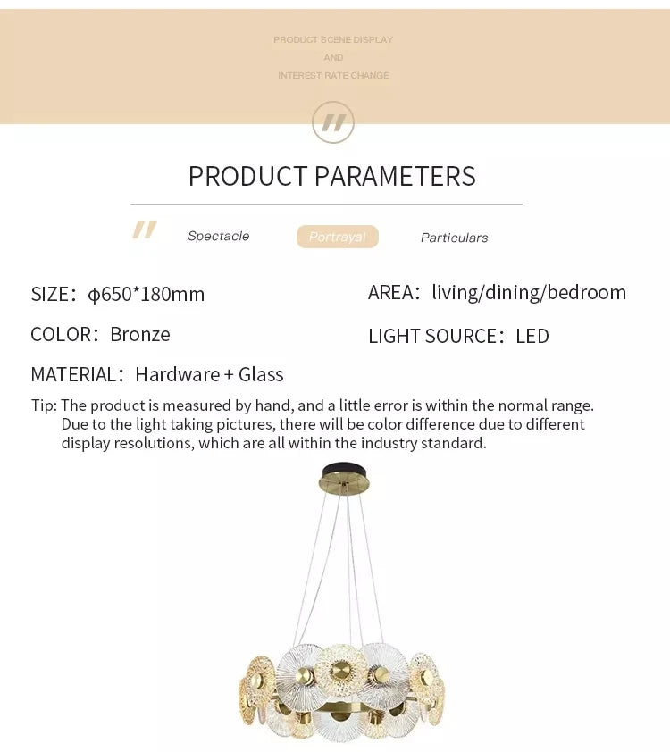 Postmodern Luxury Crystal Chandelier Living Room Dining Room LED Lighting Fixtures Indoor Lighting Decoration