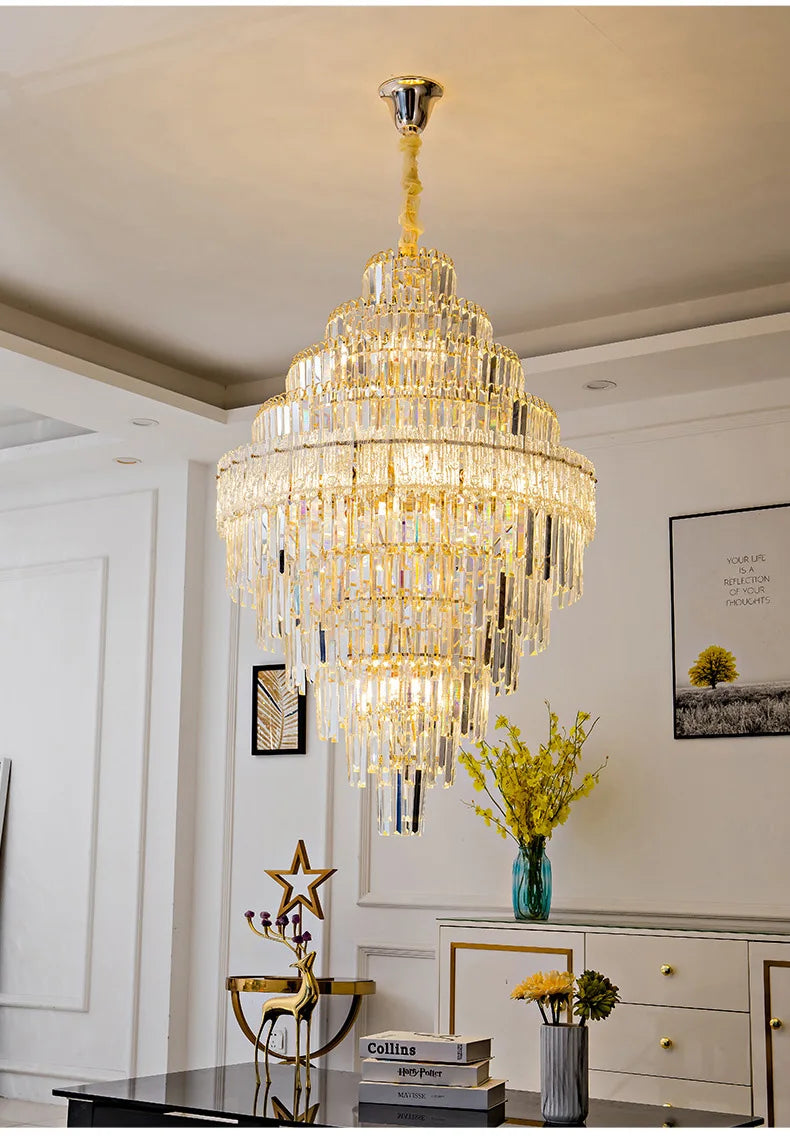 Luxury Crystal Chandelier Ceiling Lights Modern Chandeliers for Living Room Home Decoration Ceiling Pendant Lamp Żyrandol Lustre