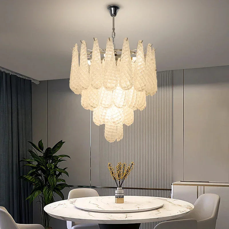 Luxury Crystal Chandelier For Living Room Led Home Decor Indoor Lighting Modern Kitchen Hanging Lamp Round Cristal Lustre