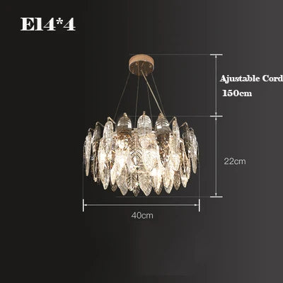 Contemporary Crystal Tassel Chandelier with Pink Feather and Gold Round Design for Indoor Living Room Ceiling Decorative Light F
