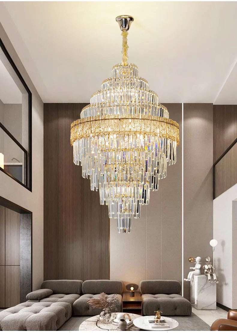 Luxury Crystal Chandelier Ceiling Lights Modern Chandeliers for Living Room Home Decoration Ceiling Pendant Lamp Żyrandol Lustre