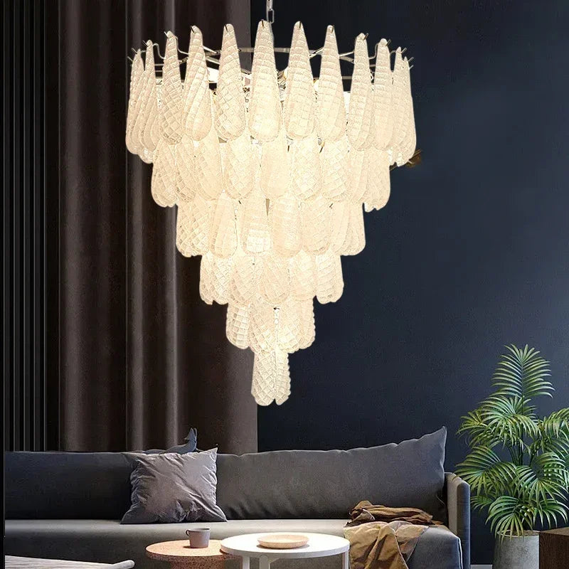Luxury Crystal Chandelier For Living Room Led Home Decor Indoor Lighting Modern Kitchen Hanging Lamp Round Cristal Lustre