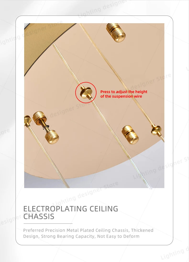 Crystal Chandelier Ceiling for Stairs Modern Led Ceiling Hanging Lamp for Living Room Dining Stair Pendant Lighting