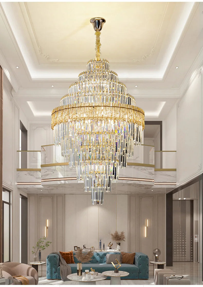 Luxury Crystal Chandelier Ceiling Lights Modern Chandeliers for Living Room Home Decoration Ceiling Pendant Lamp Żyrandol Lustre