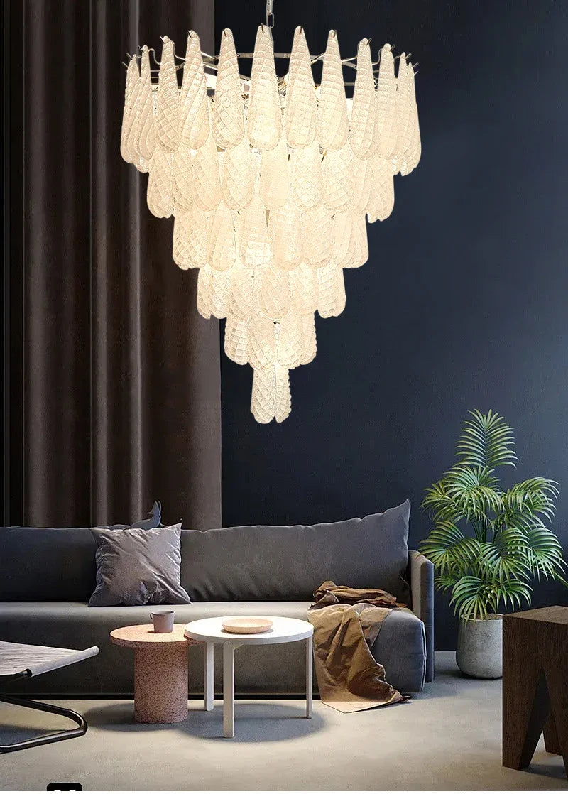 Luxury Crystal Chandelier For Living Room Led Home Decor Indoor Lighting Modern Kitchen Hanging Lamp Round Cristal Lustre