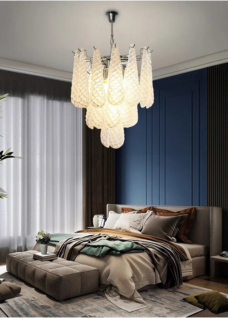 Luxury Crystal Chandelier For Living Room Led Home Decor Indoor Lighting Modern Kitchen Hanging Lamp Round Cristal Lustre