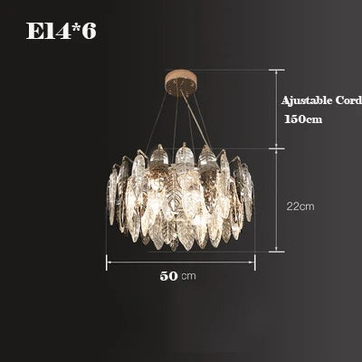 Contemporary Crystal Tassel Chandelier with Pink Feather and Gold Round Design for Indoor Living Room Ceiling Decorative Light F