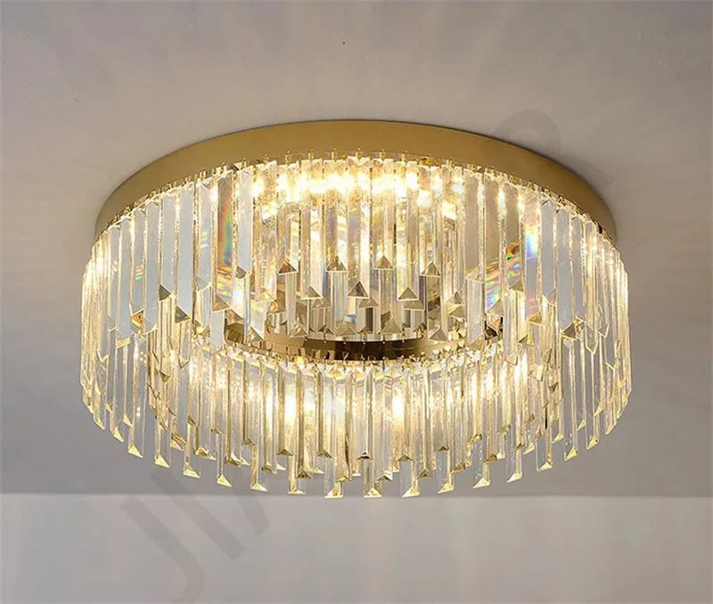 Modern Ceiling Chandelier Crystal Nordic Ceiling Lamps Bedroom Decoration Living Room Lighting Pendant Light LED Light Lustre