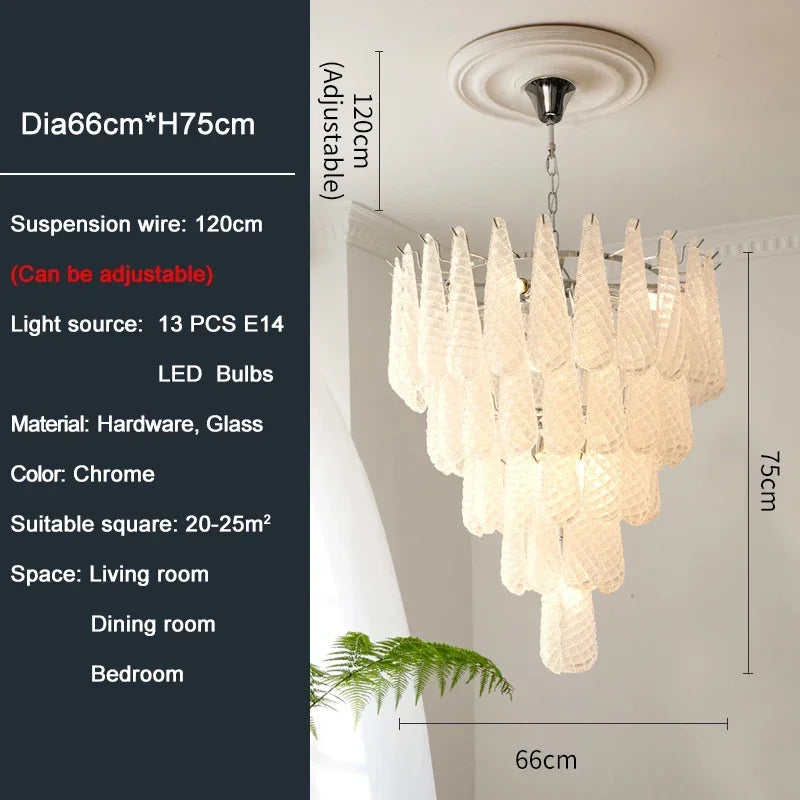 Luxury Crystal Chandelier For Living Room Led Home Decor Indoor Lighting Modern Kitchen Hanging Lamp Round Cristal Lustre